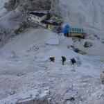 Verso l'attacco della ferrata